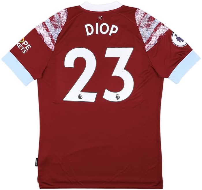 2022-23 West Ham Home Shirt Diop #23 - 10/10 - (L)