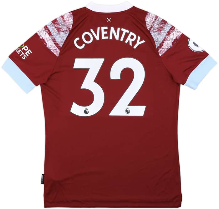 2022-23 West Ham Home Shirt Coventry #32 - 9/10 - (L)