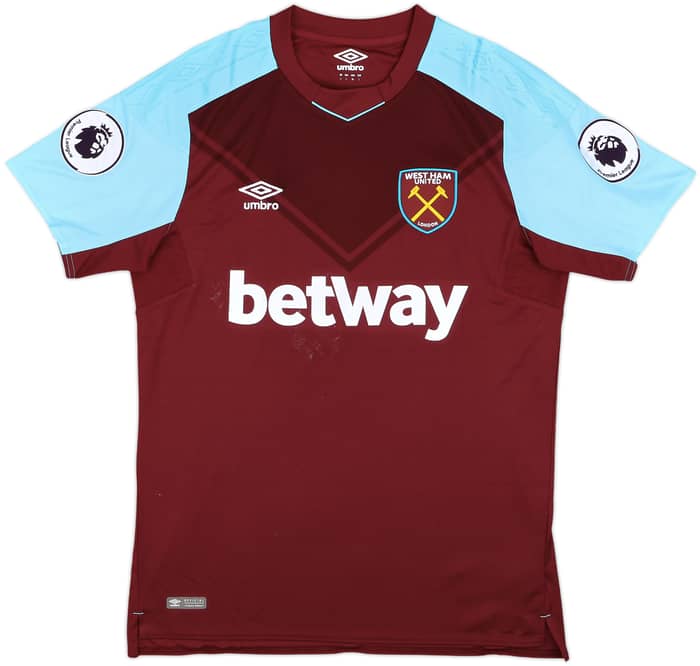 2017-18 West Ham Home Shirt Noble #16 - 5/10 - (L)