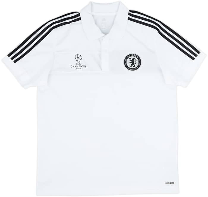 2013-14 Chelsea Champions League adidas Polo Shirt - 6/10 - (L/XL)