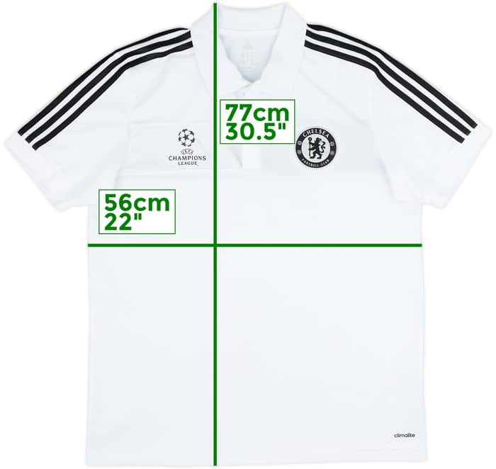 2013-14 Chelsea Champions League adidas Polo Shirt - 6/10 - (L/XL)