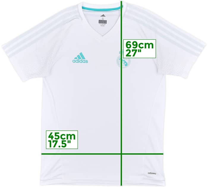 2017-18 Real Madrid adizero Training Shirt - 7/10 - (S)