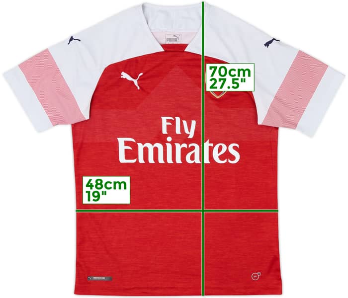 2018-19 Arsenal Home Shirt - 5/10 - (M)