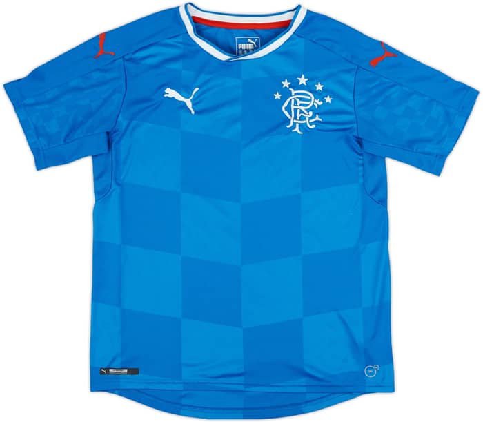 2016-18 Rangers Home Shirt - 8/10 - (XL.Boys)