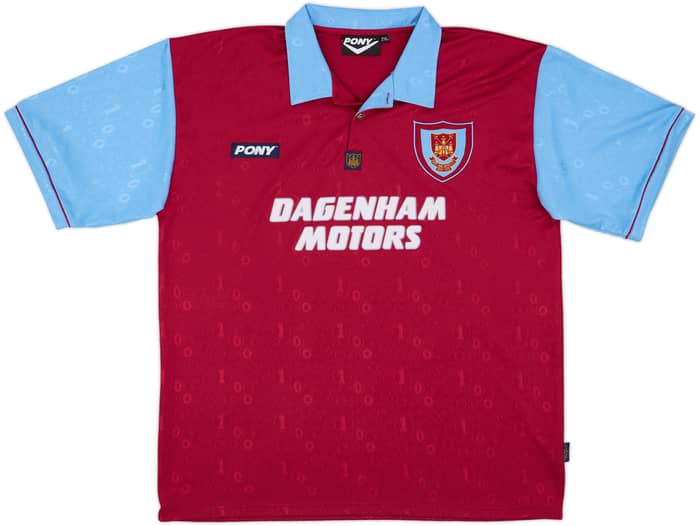 1995-97 West Ham Pony Reissue Centenary Home Shirt Lampard #26 - 9/10 - (XXL)