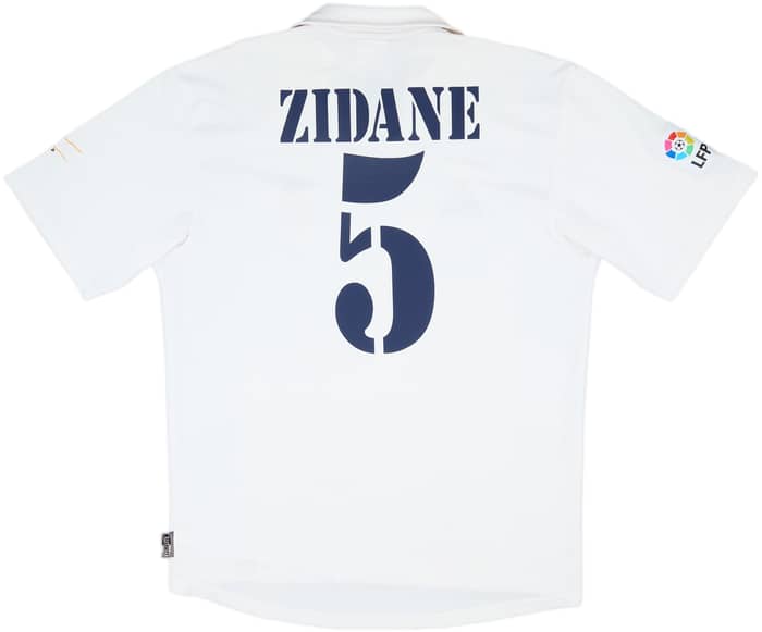 2002-03 Real Madrid Centenary Home Shirt Zidane #5 - 7/10 - (M)