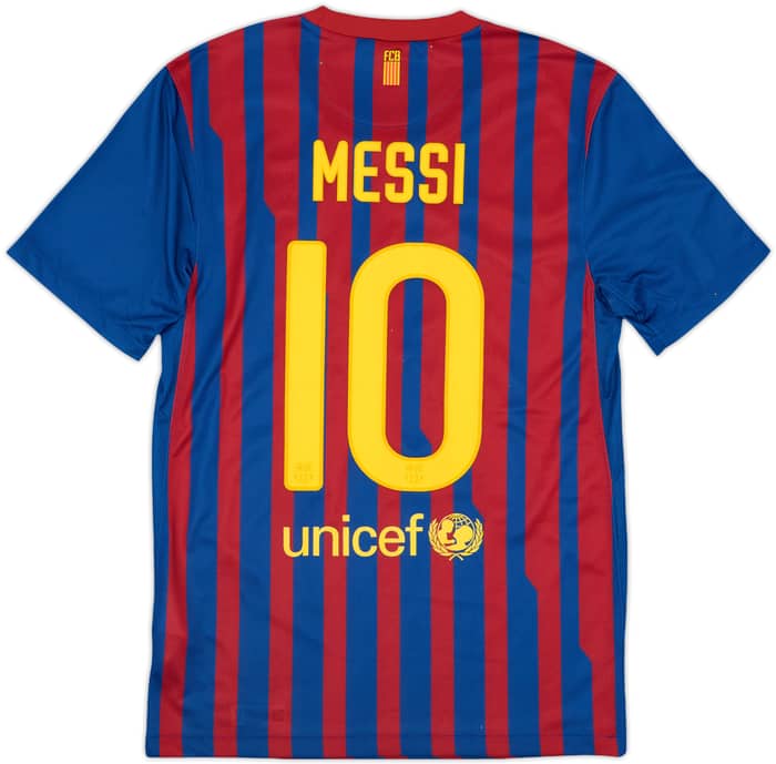 2011-12 Barcelona Home Shirt Messi #10 - 9/10 - (S)