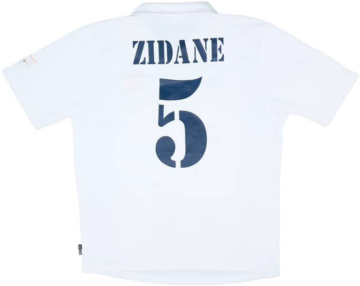 2002-03 Real Madrid Centenary Home Shirt Zidane #5 - 7/10 - (L)