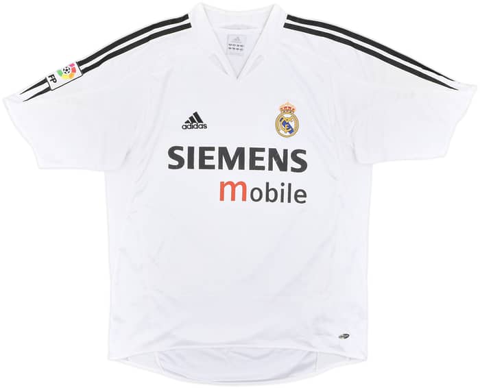 2004-05 Real Madrid Home Shirt R. Carlos #3 - 6/10 - (M)