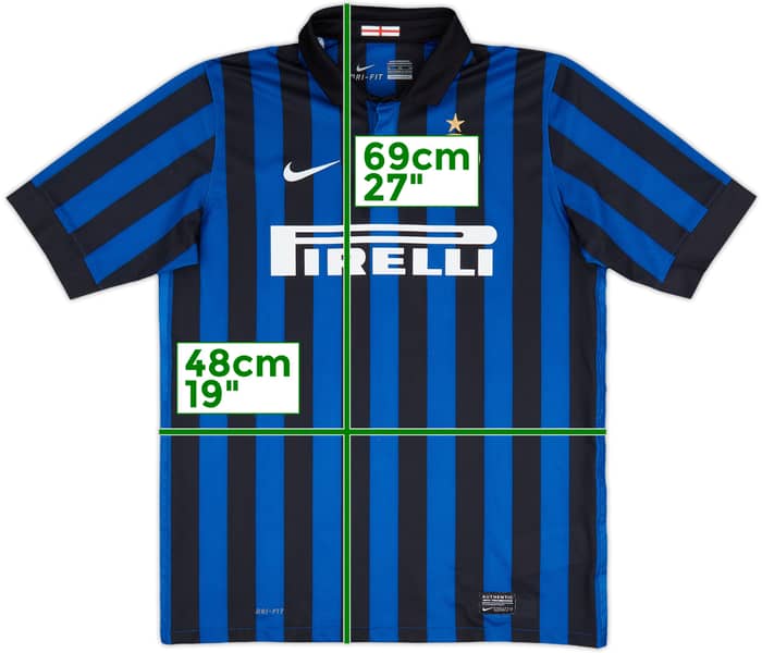 2011-12 Inter Milan Home Shirt - 8/10 - (XL.Boys)