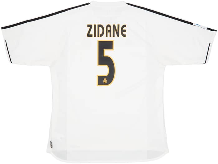 2003-04 Real Madrid Home Shirt Zidane #5 - 7/10 - (XL)