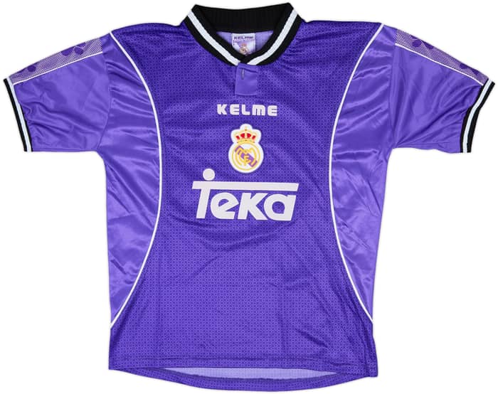 1997-98 Real Madrid Away Shirt Mijatovic #8 - 5/10 - (S)