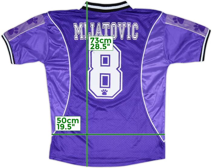 1997-98 Real Madrid Away Shirt Mijatovic #8 - 5/10 - (S)