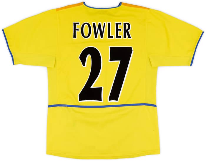 2002-03 Leeds United Away Shirt Fowler #27 - 8/10 - (S)