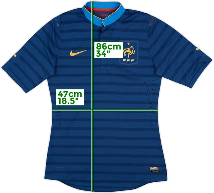 2012-13 France Player Issue Home Shirt - 7/10 - (M)