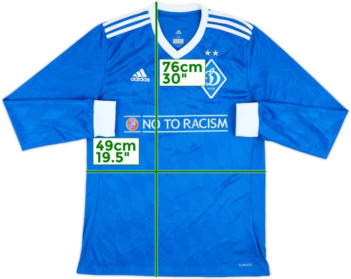 2017-18 Dynamo Kyiv Match Issue Away L/S Shirt #4
