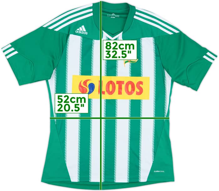 2011-12 Lechia Gdansk Home Shirt - 7/10 - (L)