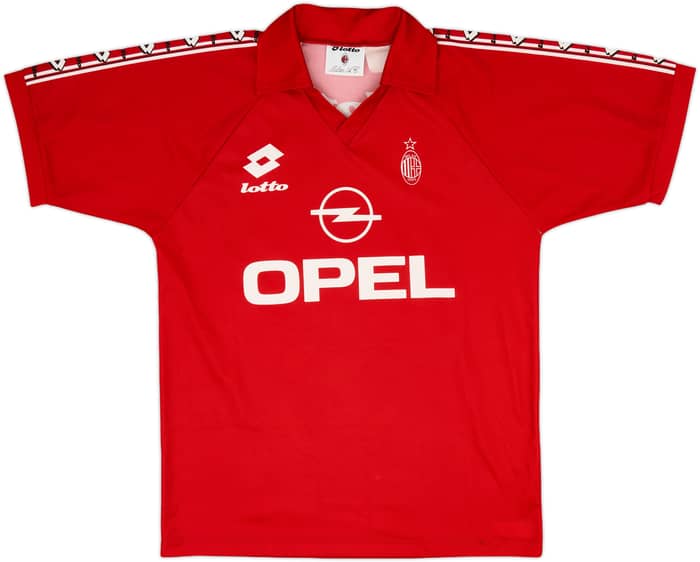 1995-96 AC Milan Lotto Training Shirt - 8/10 - (M)