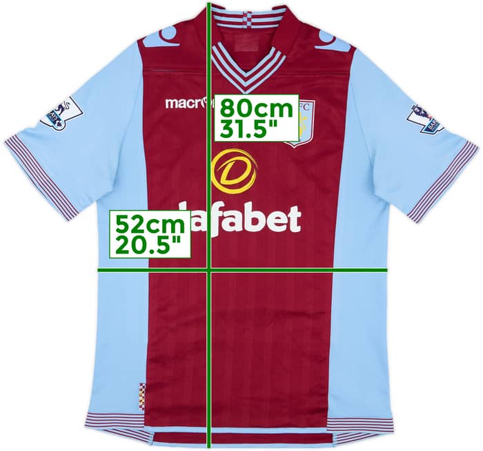 2013-14 Aston Villa Home Shirt Westwood #15 - 7/10 - (L)