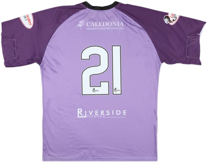 2018-20 Elgin City Match Issue GK S/S Shirt #21