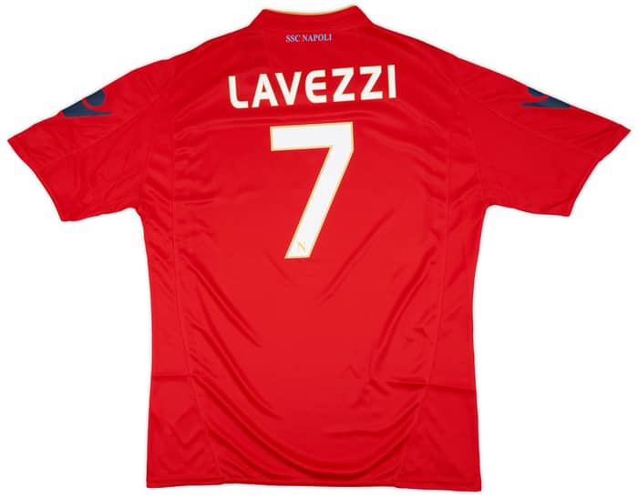 2009-10 Napoli Basic Third Shirt Lavezzi #7 (3XL)