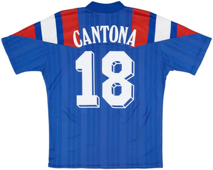 1992-94 France Home Shirt Cantona #18 - 8/10 - (M)