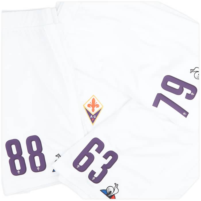 2019-20 Fiorentina Player Issue Away Shorts # - 6/10