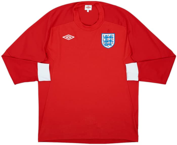 2010-11 England Away L/S Shirt - 8/10 - (L)