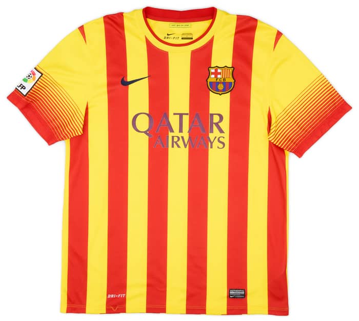 2013-15 Barcelona Away Shirt Messi #10 - 8/10 - (L)