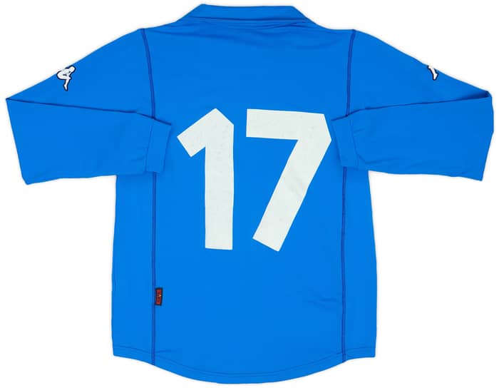 2000-01 Italy Home L/S Shirt #17 - 6/10 - (Women's L)