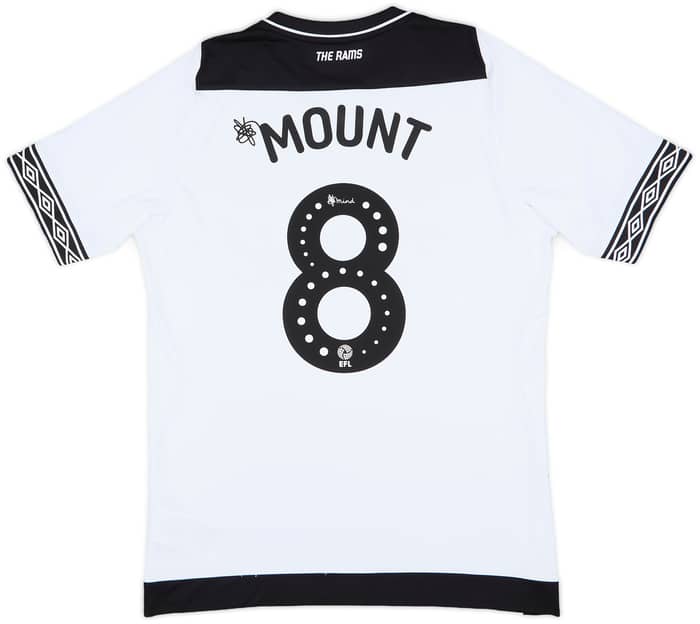 2018-19 Derby County Home Shirt Mount #8 - 9/10 - (S)