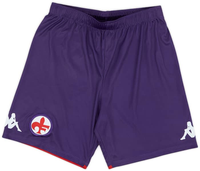 2021-22 Fiorentina Home Shorts - 9/10 - (L.Boys)