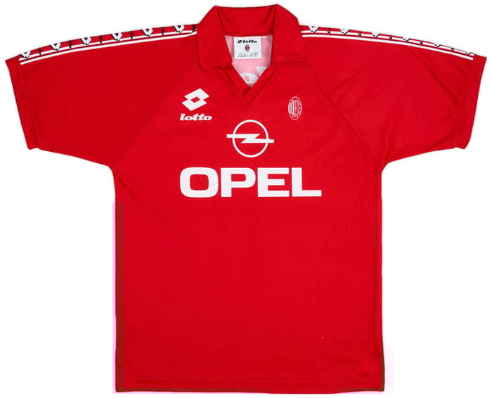 1995-96 AC Milan Lotto Training Shirt - 6/10 - (M)