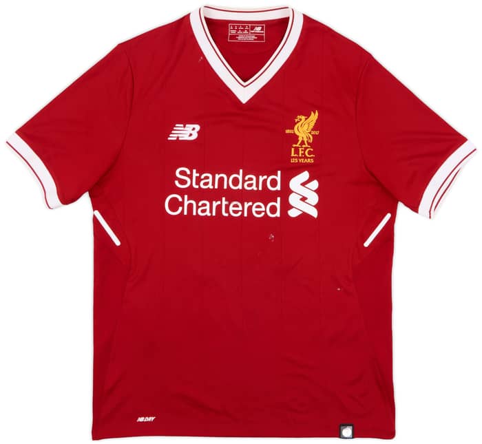 2017-18 Liverpool 125 Years Home Shirt Salah #11 - 5/10 - (S)