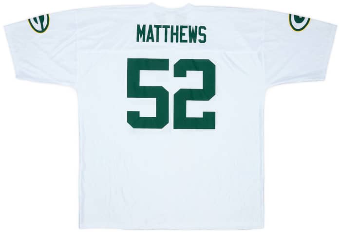 2009-11 Green Bay Packers Matthews #52 NFL Replica Away Jersey - 6/10 - (XXL)