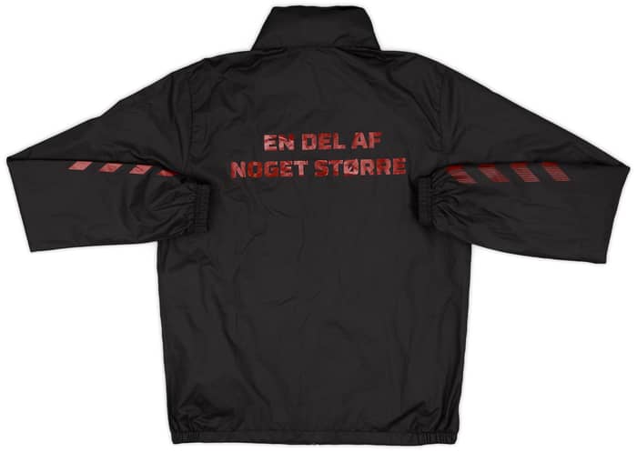 2022-23 Denmark 'Fodboldskole' Hummel Hooded Rain Jacket - 9/10 - (S)