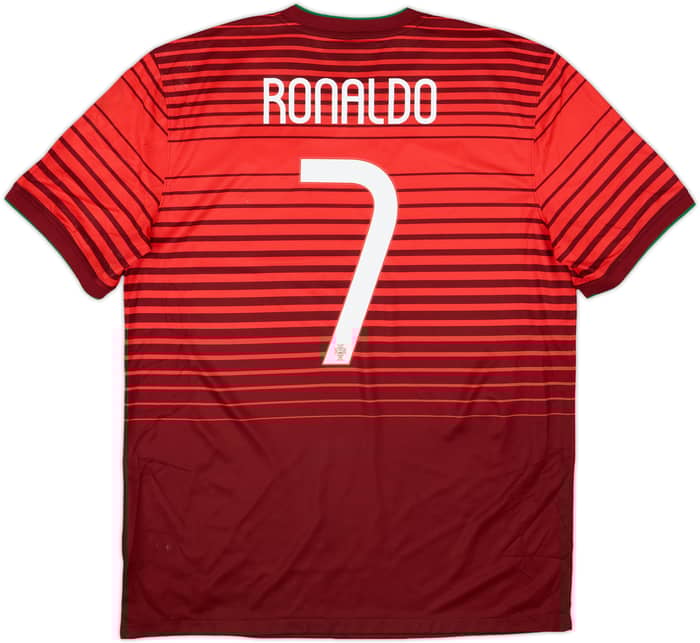 2014-15 Portugal Home Shirt Ronaldo #7 (L)