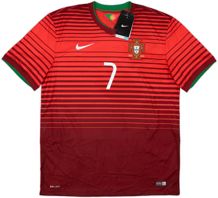 2014-15 Portugal Home Shirt Ronaldo #7 (L)