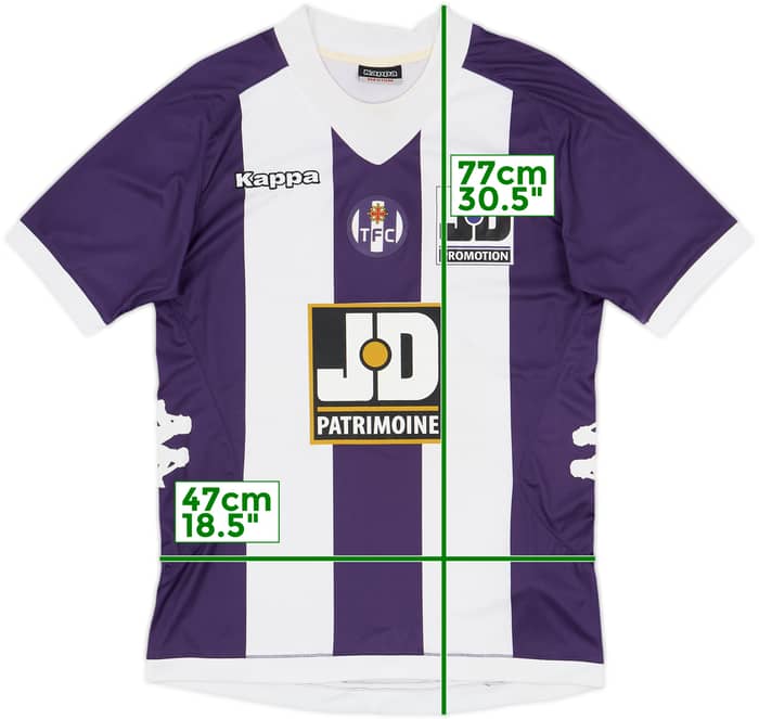 2012-13 Toulouse Home Shirt - 9/10 - (M)