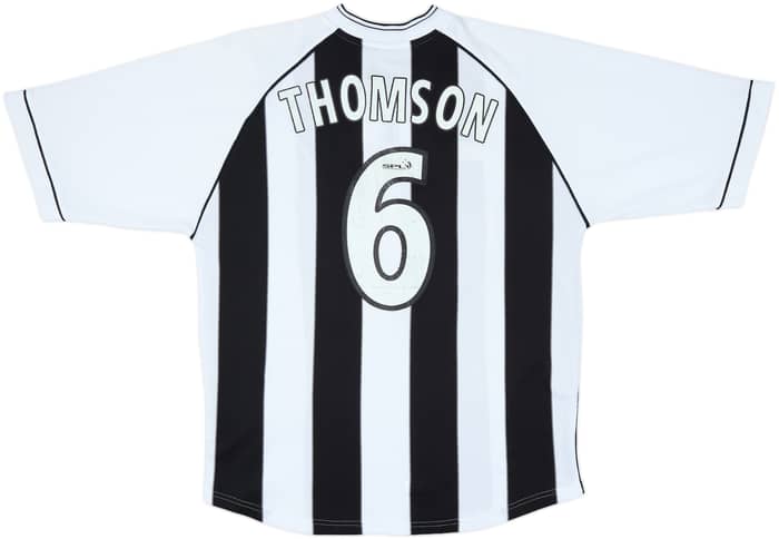 2001-02 Dunfermline Home Shirt Thomson #6 - 6/10 - (L)