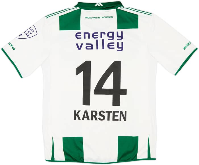 2014-15 Groningen Home Shirt Karsten #14 - 8/10 - (S)
