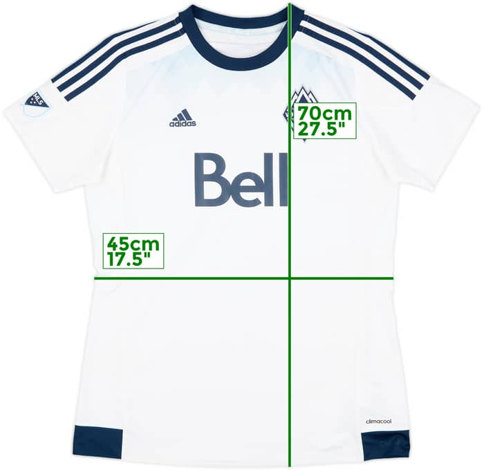 2015 Vancouver Whitecaps Home Shirt - 8/10 - (Women's L)