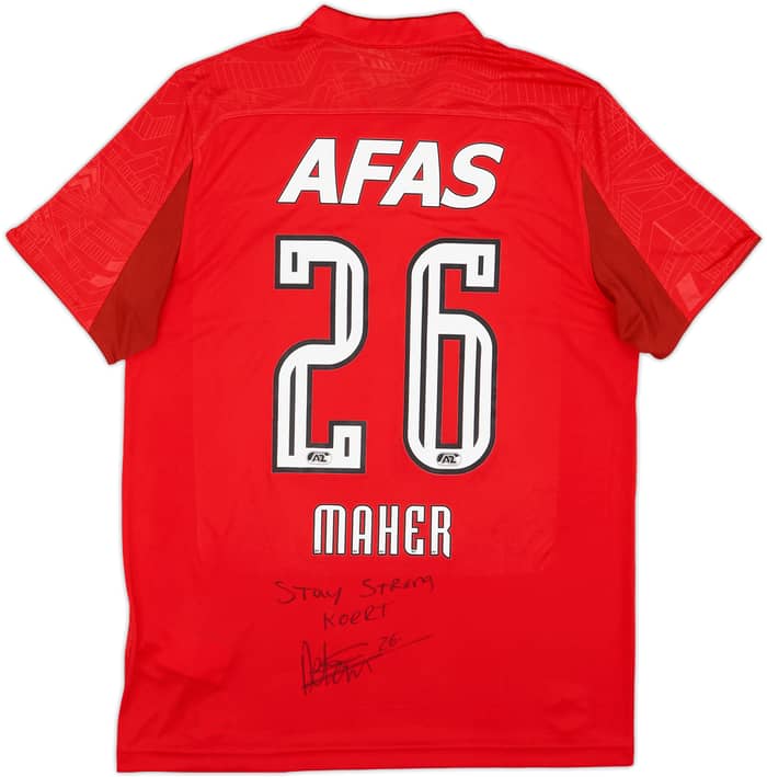 2018-19 AZ Alkmaar Signed Home Shirt Maher #26 - 9/10 - (L)