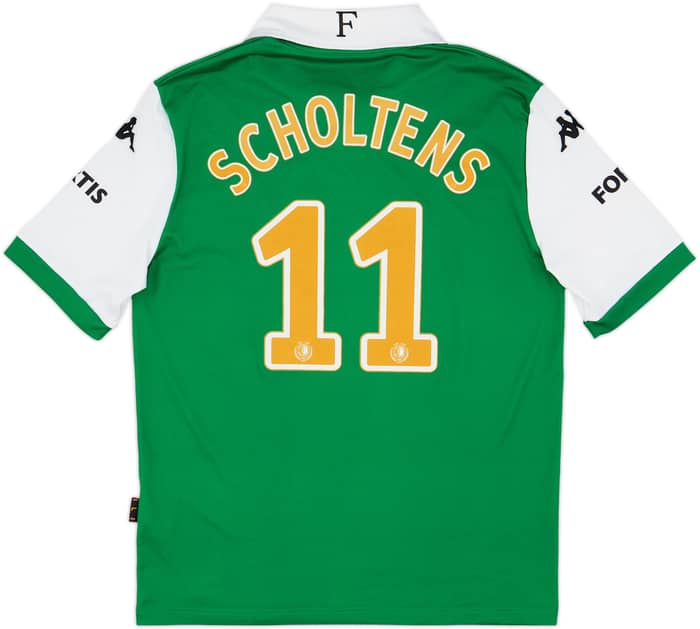 2008-09 Feyenoord Centenary Away Shirt Scholtens #11 - 9/10 - (L)