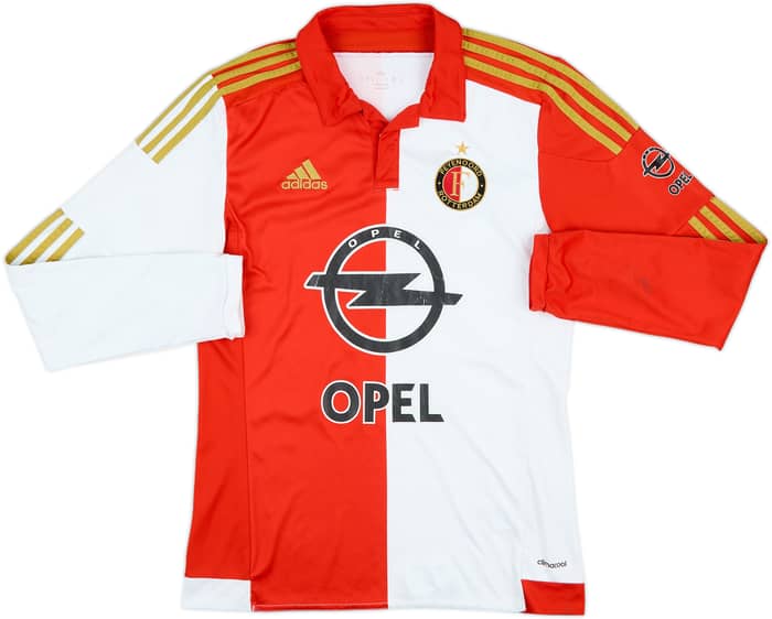 2015-16 Feyenoord Match Issue Home L/S Shirt #3