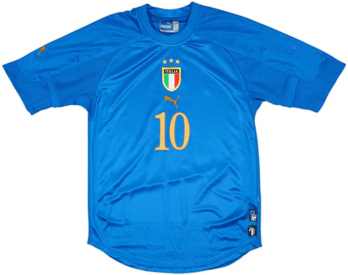 2004-06 Italy Home Shirt Totti #10 - 5/10 - (S)
