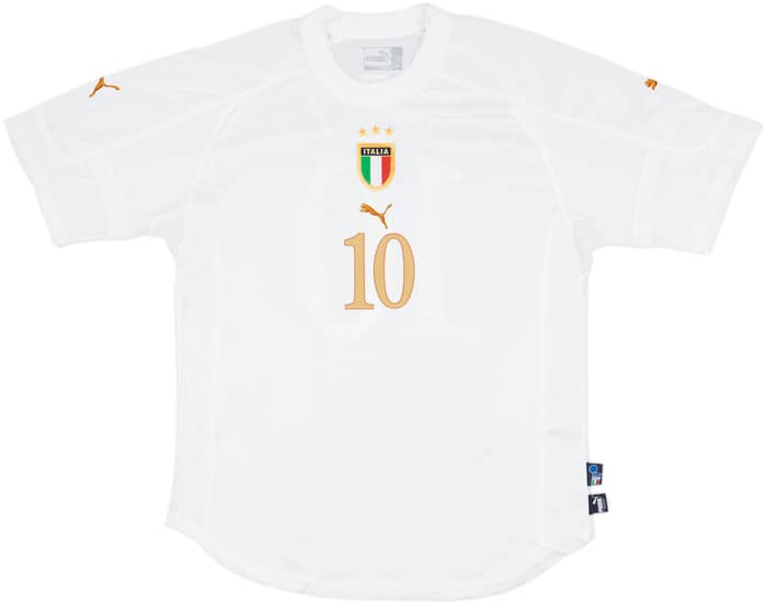 2004-06 Italy Away Shirt Totti #10 - 8/10 - (XL)
