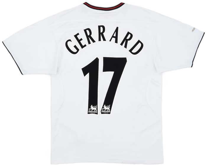 2003-04 Liverpool Away Shirt Gerrard #17 - 5/10 - (M)