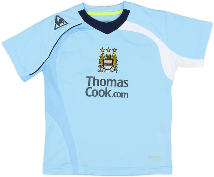 2008-09 Manchester City Home Shirt - 8/10 - (M.Boys)