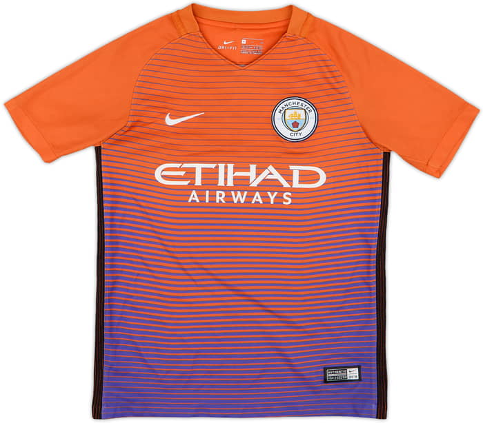 2016-17 Manchester City Third Shirt - 9/10 - (S.Boys)